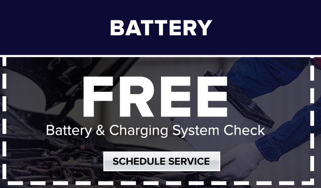 Free Battery and Charging system check