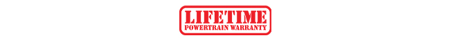 Lifetime Powertrain Warranty logo
