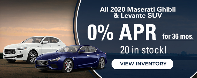 New 2020 Maserati Ghibli & Levante