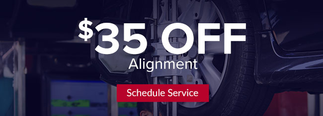 50% off alignment with purchase of 4 new tires
