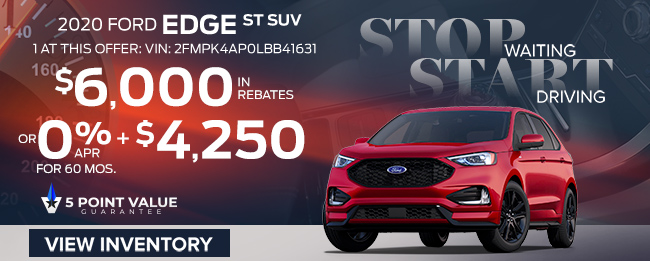 New 2020 Ford Edge ST SUV