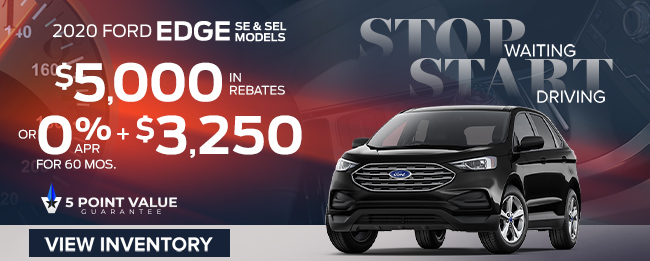New 2020 Ford Edge SE & SEL Models