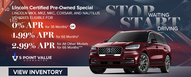 Lincoln Certified Pre-Owned Special