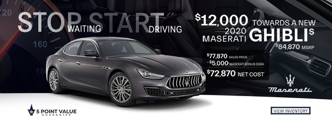 New 2020 Maserati Ghibli S
