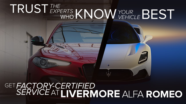 Promtional Service Offers on Alfa Romeo and Maserati Vehicles in Livermore California
