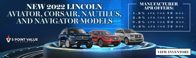 2022 Lincoln Aviator, Corair, Nautilus and Navigator models