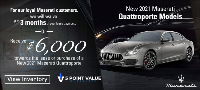 New 2021 Maserati Quattroporte Models