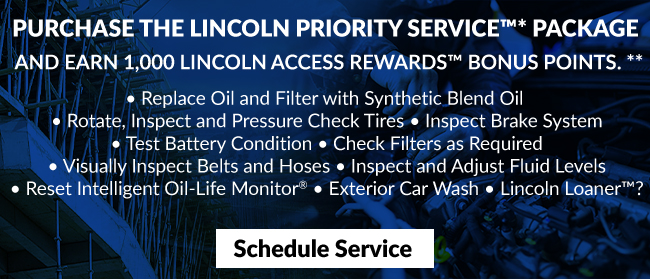 LINCOLN PRIORITY SERVICE