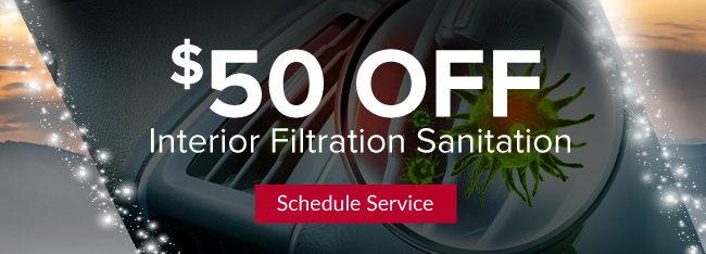 $50 off interior filtration sanitation