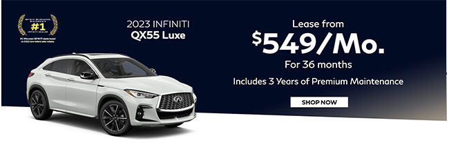 special offer on 2022 INFINITI Q55