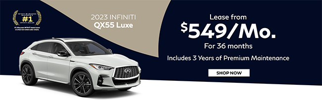special offer on 2023 INFINITI QX55