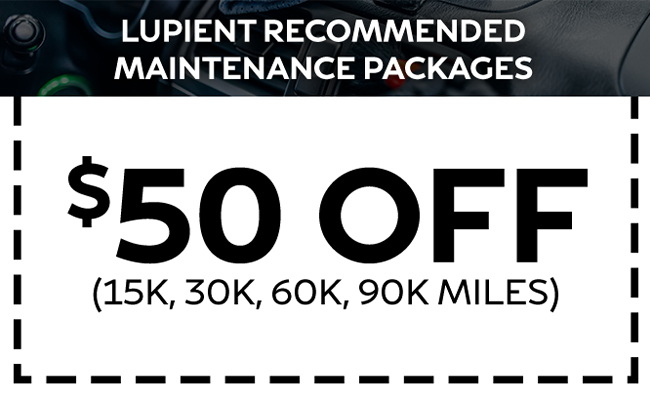 Lupient recommended maintenance packages