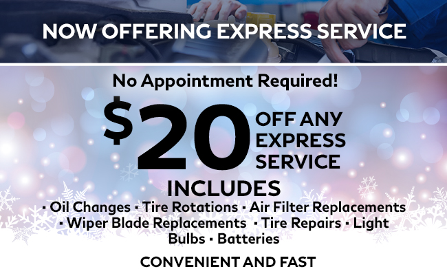 Now Offering Express Service