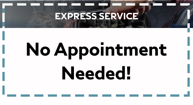 Express Service No Appointment Required