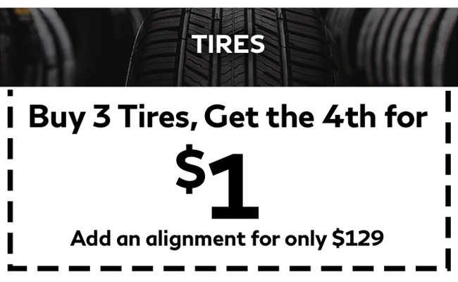 buy 3 tires get the 4th for free