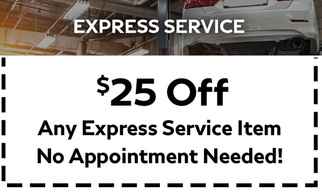 $25 off any express service item