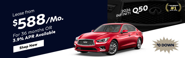 special offer on 2024 INFINITI Q50