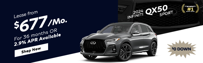 special offer on 2024 INFINITI QX50