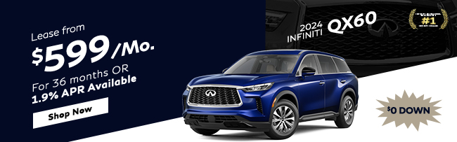 special offer on 2024 INFINITI QX60