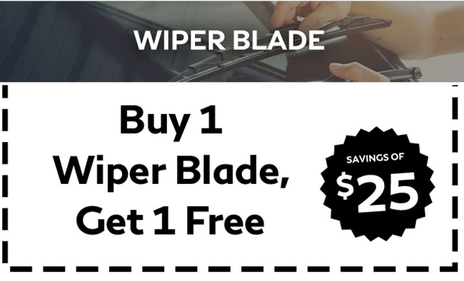 buy 1 wiper blade get 1 free offer