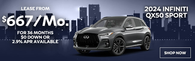 special offer on 2024 INFINITI QX50