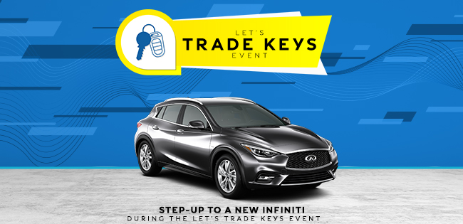 Step-Up To A New INFINITI During The Let’s Trade Keys Event