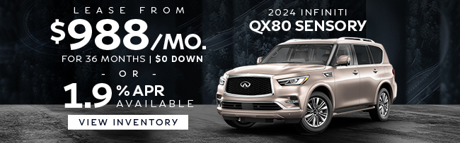 special offer on 2024 INFINITI QX80