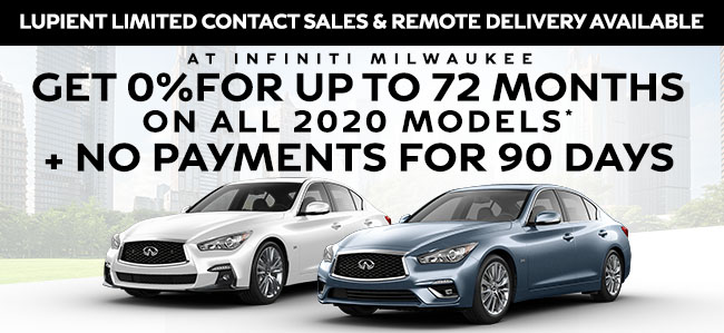 0% Financing For Up To 72 Months On All 2020 INFINITIs