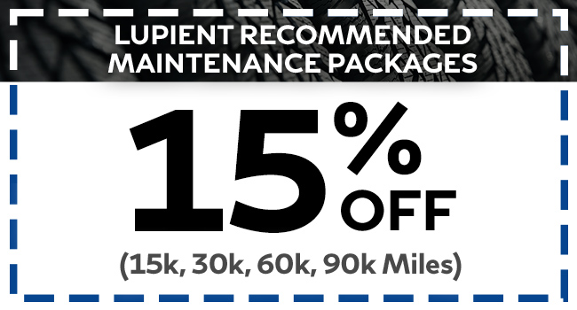 15% Off Lupient Recommended Maintenance Packages