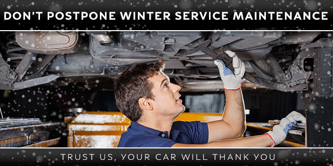 Don’t Postpone Winter Service Maintenance