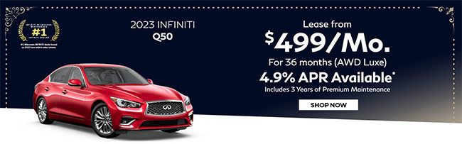 special offer on 2022 INFINITI Q50
