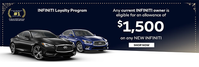 special offer Infiniti owners get $1,500 iwth purchase new vehicle