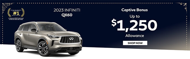 special offer on 2023 INFINITI QX60