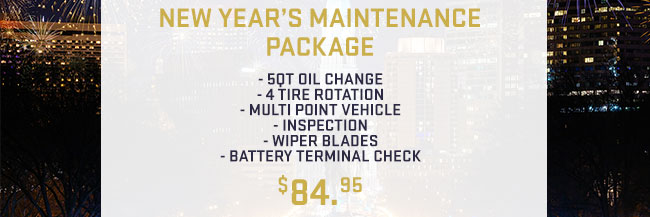 New Year’s Maintenance Package