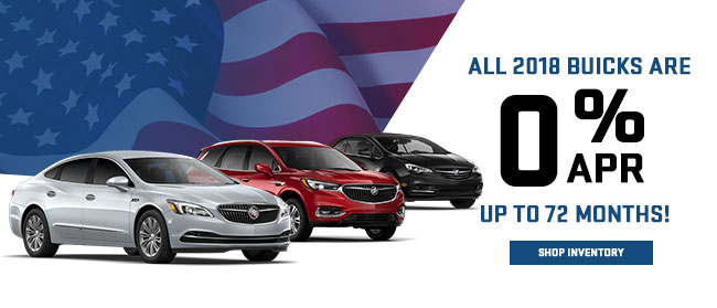 All 2018 Buicks Are 0% APR Up To 72 Months!