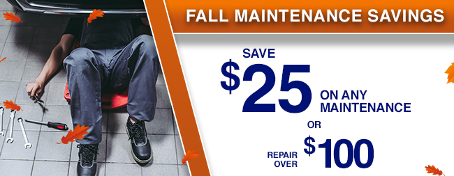 Fall Maintenance Savings