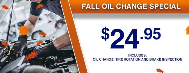 Fall Oil Change Special