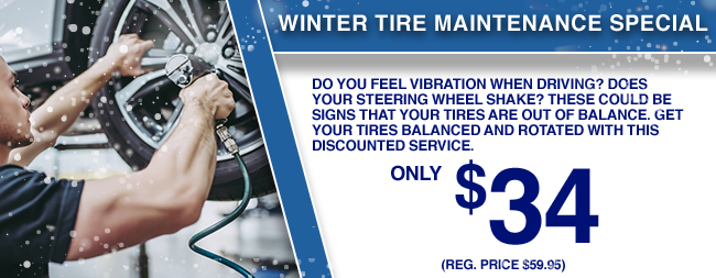 Winter Tire Maintenance Special