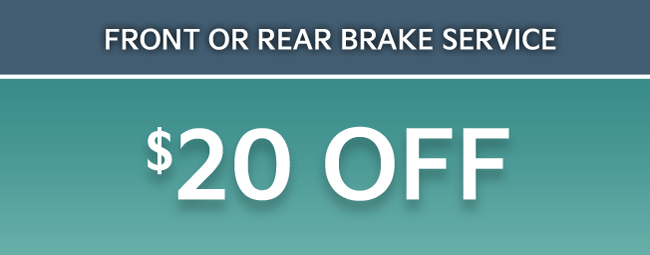 Front or rear brake service