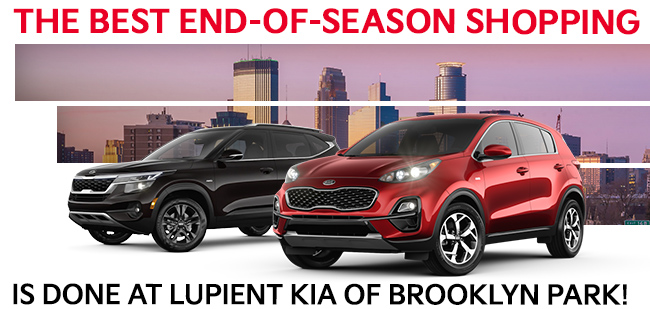 The Best End-Of-Season Shopping Is Done At Lupient Kia of Brooklyn Park!