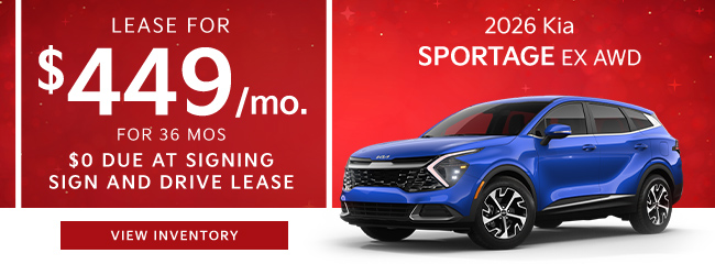 2025 Kia Sportage offer