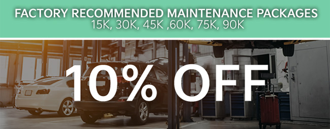 ten percent off maintenance packages