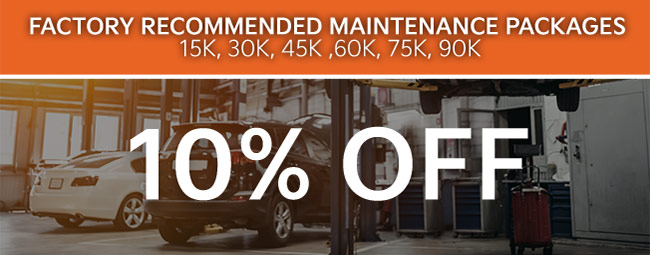 ten percent off maintenance packages