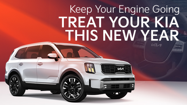 Keep your engine going, treat your Kia this year.