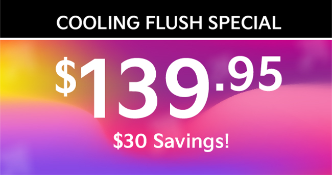 cooling flush service special