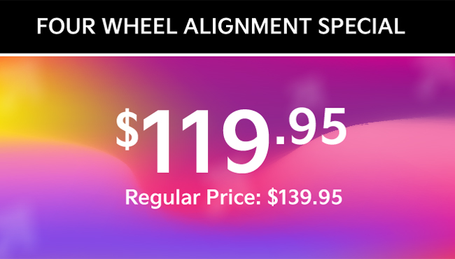4-wheel alignment special