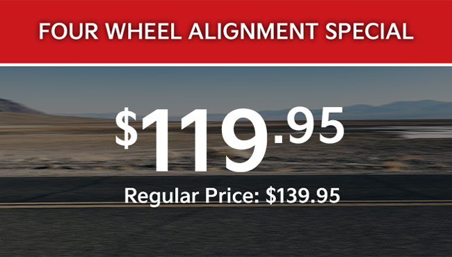 4-wheel alignment special