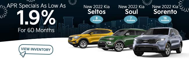 2022 KIA Soul, Seltos and Sorento