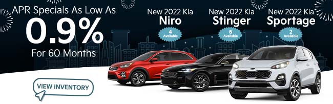 2022 KIA Niro, Stinger and Sportage