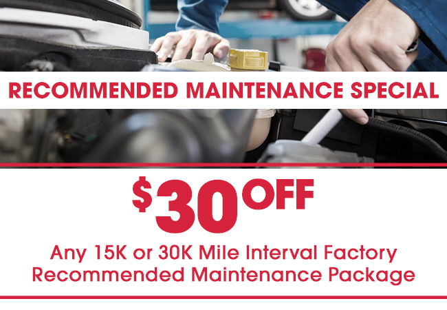 Recommended Maintenance Special